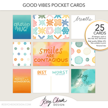 Load image into Gallery viewer, Good Vibes Pocket Cards
