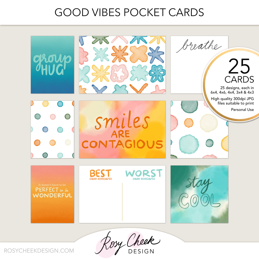 Good Vibes Pocket Cards