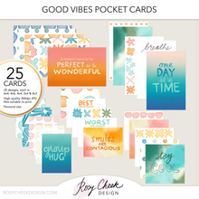 Load image into Gallery viewer, Good Vibes Pocket Cards
