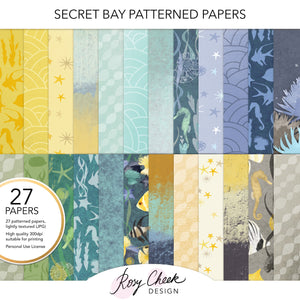 Secret Bay Patterned Papers